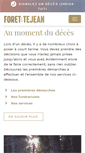 Mobile Screenshot of foret-tejean.be